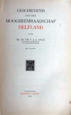 Geschiedenis van het Hoogheemraadschap Delfland.