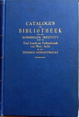 Catalogus der Koloniale Bibliotheek