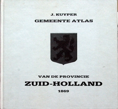 Gemeente atlas van de provincie Zuid-Holland.