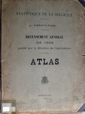 Statistique de la Belgique - agriculture - 1895