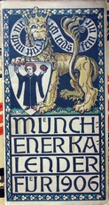 Munchener kalender fur 1906.
