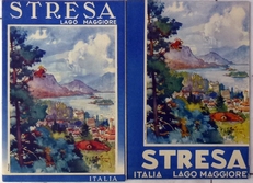 2 folders van Lago Maggiore STRESSA.