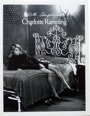 Charlotte Rampling with complements.