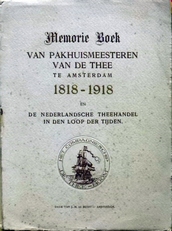 Memorie Boek van Pakhuismeesteren van de thee.