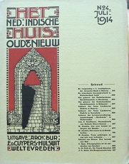 het Nederlandsch-Indische huis. Oud & Nieuw.No 4. Juli,1914.