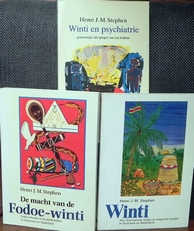 Winti,Fodoe-winti en Winti en de psychiatrie.3 boeken.
