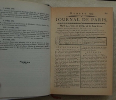Journal de Paris,La revolution Francaise au jour le jour