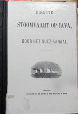 Directe stoomvaart op Java, door het Suez Kanaal 