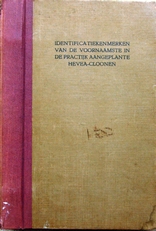 Indentificatiekenmerken van Hevea-cloonen. 